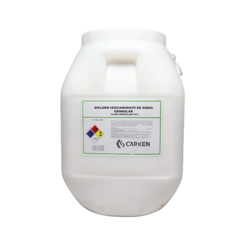 CLORO GRANULADO 60% DICLOROISOCIANURATO