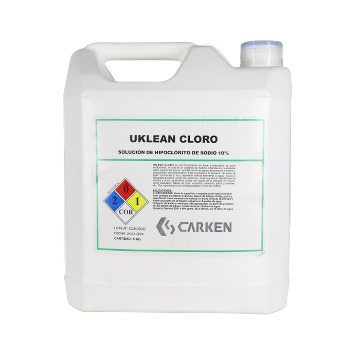 UKLEAN HIPOCLORITO DE SODIO 10%