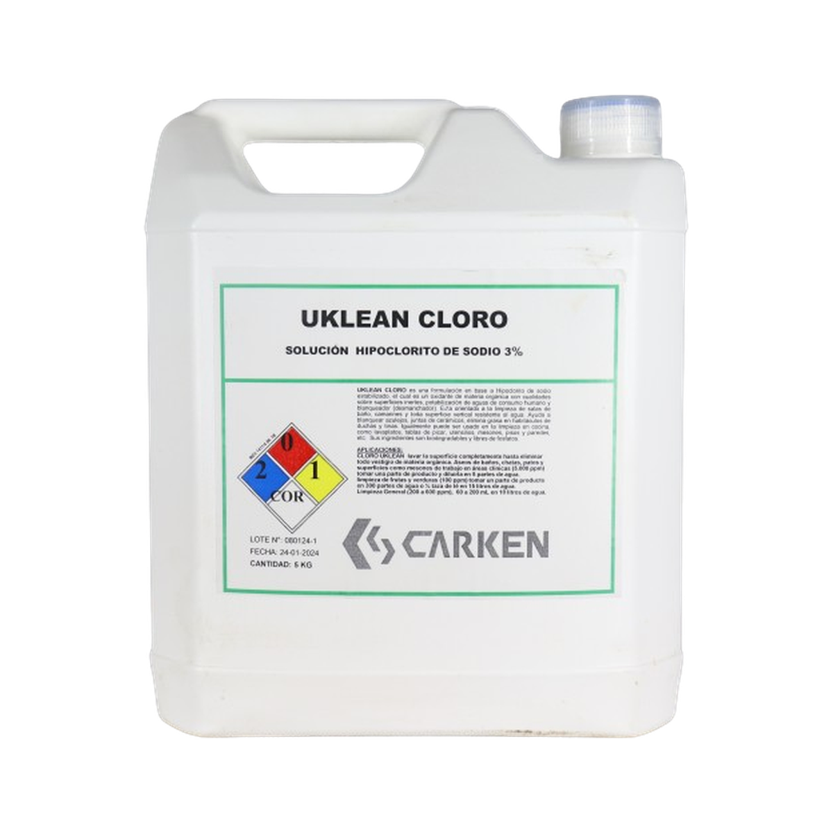 UKLEAN HIPOCLORITO DE SODIO 3% 5LT