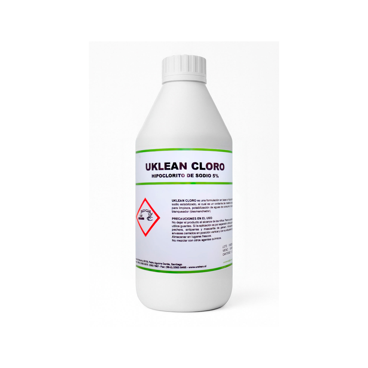 UKLEAN HIPOCLORITO DE SODIO 5% 1L