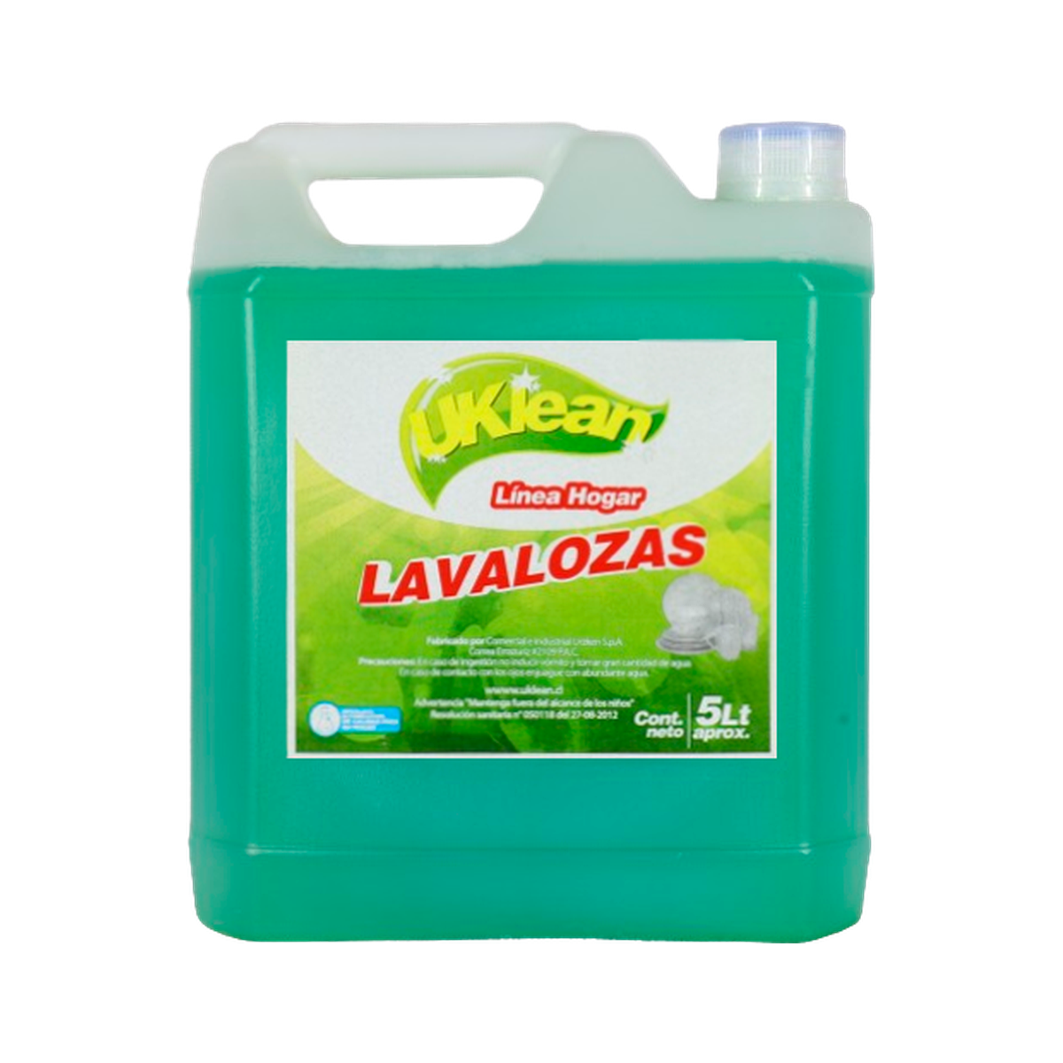 UKLEAN LAVALOZAS VERDE 5LT