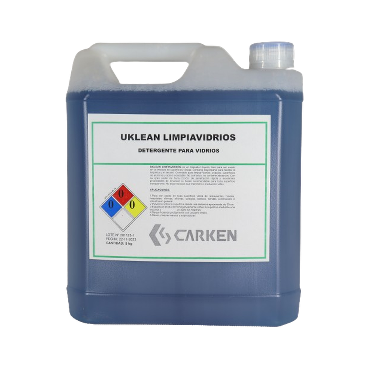 UKLEAN LIMPIA VIDRIOS (BIDON 5 KG)