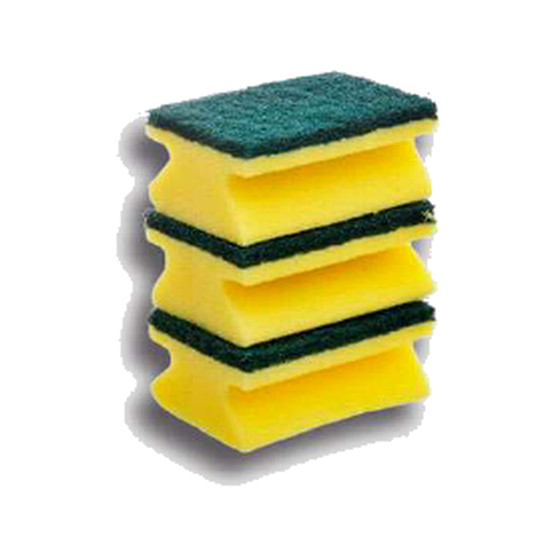 ESPONJAS ABRASIVO AMARILLA-VERDE