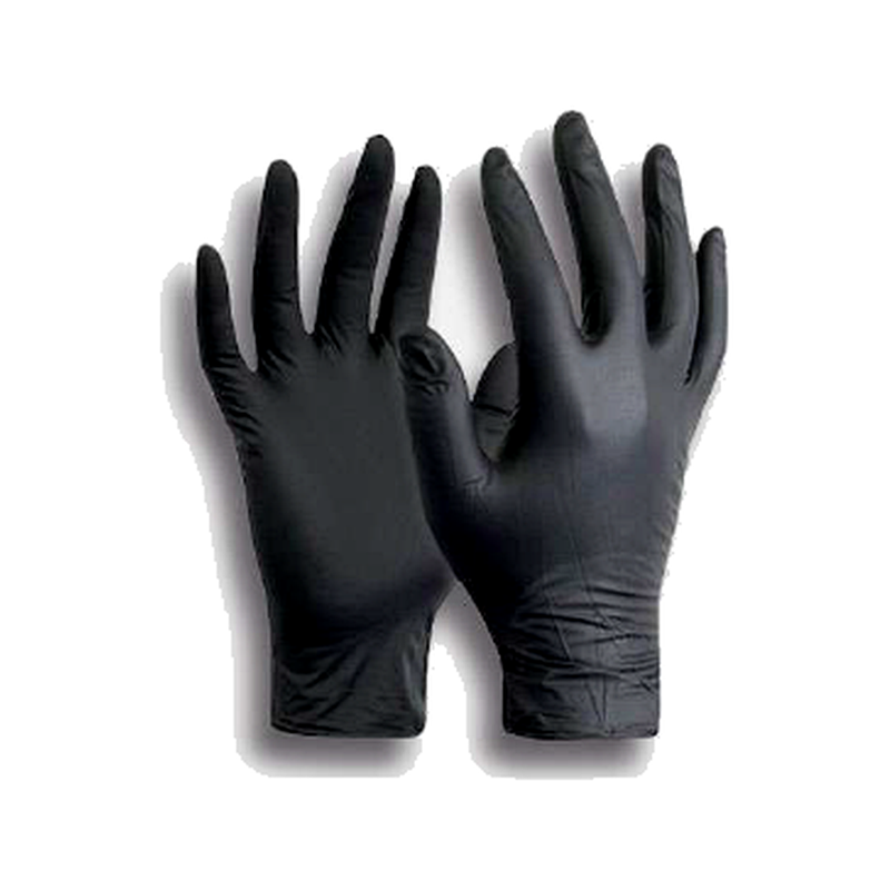 GUANTE NITRILO QUIRURGICO NEGRO T-S